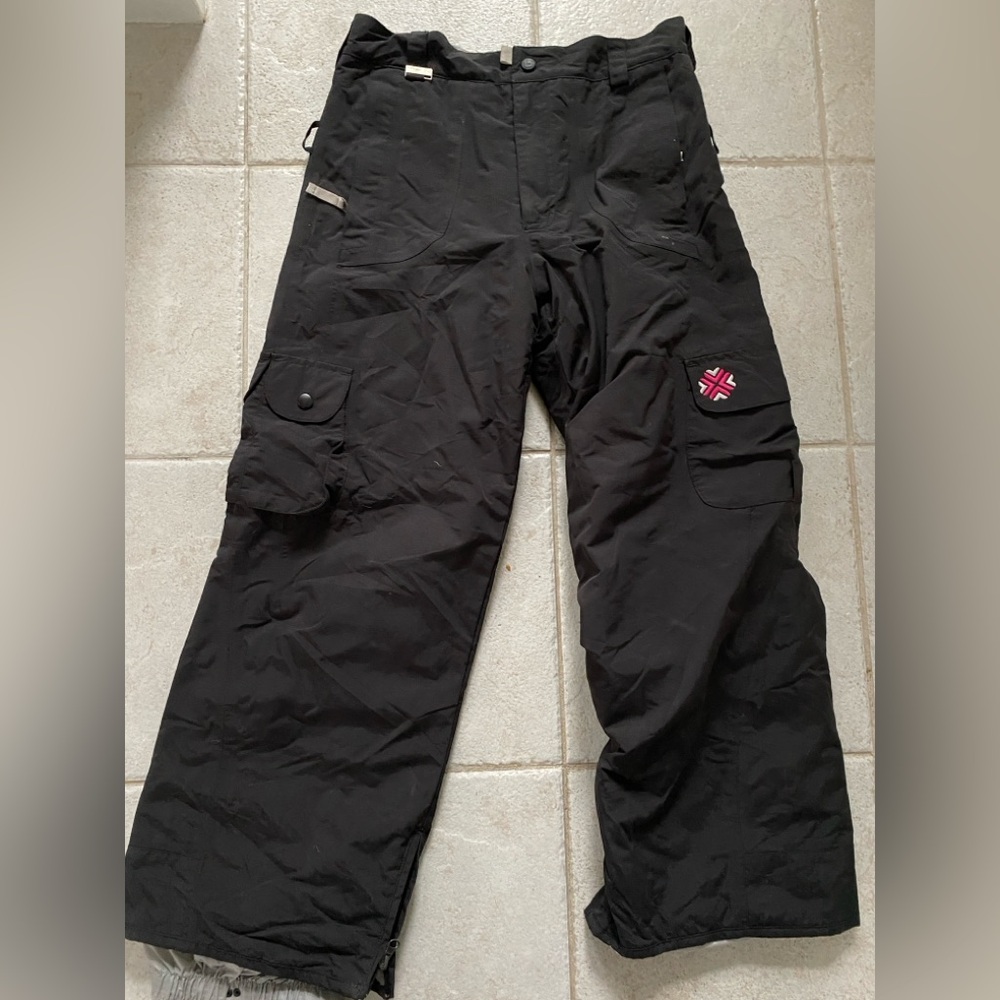 BURTON black snowboard ski snow pants XL